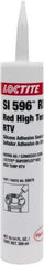 Loctite - 300 mL Cartridge Red RTV Silicone Joint Sealant - 30 min Tack Free Dry Time, 24 hr Full Cure Time, Series 198 - Makers Industrial Supply