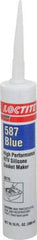 Loctite - 300 mL Cartridge Blue RTV Silicone Joint Sealant - 30 min Tack Free Dry Time, 24 hr Full Cure Time, Series 587 - Makers Industrial Supply