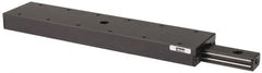 Parker - 142 Lb. Capacity, 10-32 Mount Hole, 9" Travel, Ball Bearing Slide Table - Single Axis, 10 Mounting Holes, 12" Long x 2.62" Wide x 1" High - Makers Industrial Supply