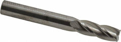 SGS - 5/16", 4 Flute, Single End, Solid Carbide, 0.015" Corner Radius End Mill - 2-1/2" OAL, 30° Helix, Right Hand Flute, 13/16" LOC, Right Hand Cut - Makers Industrial Supply