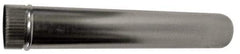 Made in USA - 3" ID, Galvanized Round Pipe - 24" Long, 26 Gage - Makers Industrial Supply