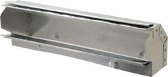 Made in USA - 2-1/4" ID Galvanized Duct Shortway 90° Stack El - 12" Long, Standard Gage, 35 Piece - Makers Industrial Supply