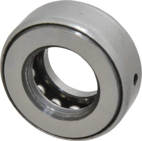 INA Bearing - 3/4" Inside x 1-15/32" Outside Diam, 9/16" Thick, Steel Ball Thrust Bearing - 7,300 Lbs. Static Capacity, 4,250 Max Pressure x Velocity - Makers Industrial Supply