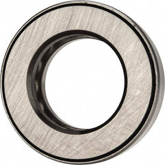 INA Bearing - 1-3/16" Inside x 2-3/32" Outside Diam, 5/8" Thick, Steel Ball Thrust Bearing - 14,000 Lbs. Static Capacity, 6,900 Max Pressure x Velocity - Makers Industrial Supply