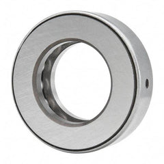 INA Bearing - 1-5/16" Inside x 2-11/32" Outside Diam, 3/4" Thick, Steel Ball Thrust Bearing - 18,800 Lbs. Static Capacity, 9,300 Max Pressure x Velocity - Makers Industrial Supply