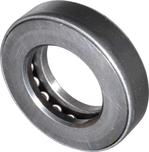 INA Bearing - 1-3/8" Inside x 2-15/32" Outside Diam, 5/8" Thick, Steel Ball Thrust Bearing - 16,600 Lbs. Static Capacity, 7,300 Max Pressure x Velocity - Makers Industrial Supply