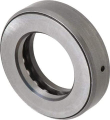 INA Bearing - 1-7/16" Inside x 2-15/32" Outside Diam, 5/8" Thick, Steel Ball Thrust Bearing - 16,600 Lbs. Static Capacity, 7,300 Max Pressure x Velocity - Makers Industrial Supply