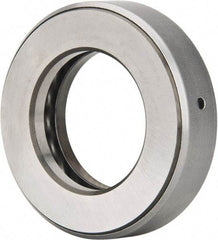 INA Bearing - 1-7/8" Inside x 3-7/32" Outside Diam, 13/16" Thick, Steel Ball Thrust Bearing - 27,500 Lbs. Static Capacity, 10,800 Max Pressure x Velocity - Makers Industrial Supply