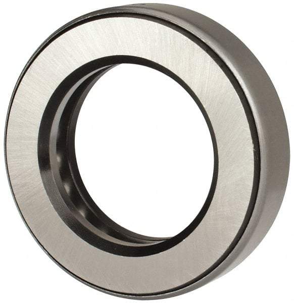 INA Bearing - 2-1/16" Inside x 3-11/32" Outside Diam, 13/16" Thick, Steel Ball Thrust Bearing - 29,000 Lbs. Static Capacity, 10,800 Max Pressure x Velocity - Makers Industrial Supply