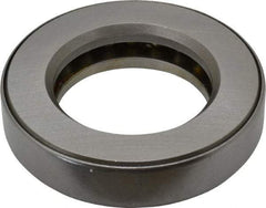 INA Bearing - 2-1/8" Inside x 3-19/32" Outside Diam, 13/16" Thick, Steel Ball Thrust Bearing - 30,000 Lbs. Static Capacity, 11,100 Max Pressure x Velocity - Makers Industrial Supply