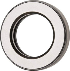 INA Bearing - 2-3/16" Inside x 3-19/32" Outside Diam, 13/16" Thick, Steel Ball Thrust Bearing - 30,000 Lbs. Static Capacity, 11,100 Max Pressure x Velocity - Makers Industrial Supply