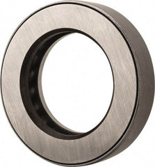 INA Bearing - 2-3/4" Inside x 4-15/32" Outside Diam, 1" Thick, Steel Ball Thrust Bearing - 51,000 Lbs. Static Capacity, 18,200 Max Pressure x Velocity - Makers Industrial Supply