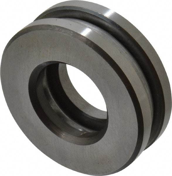 INA Bearing - 7/8" Inside x 1-27/32" Outside Diam, 5/8" Thick, Steel Ball Thrust Bearing - 6,700 Lbs. Static Capacity, 3,750 Max Pressure x Velocity - Makers Industrial Supply