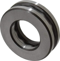 INA Bearing - 1-1/16" Inside x 1.969" Outside Diam, 5/8" Thick, Steel Ball Thrust Bearing - 6,700 Lbs. Static Capacity, 3,650 Max Pressure x Velocity - Makers Industrial Supply