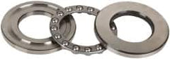 INA Bearing - 1-5/8" Inside x 2.969" Outside Diam, 13/16" Thick, Steel Ball Thrust Bearing - 14,000 Lbs. Static Capacity, 6,100 Max Pressure x Velocity - Makers Industrial Supply