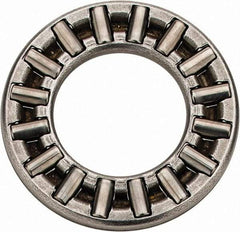 INA Bearing - 1/2" Inside x 15/16" Outside Diam, 0.078" Thick, Steel Needle Cage Thrust Bearing - Makers Industrial Supply