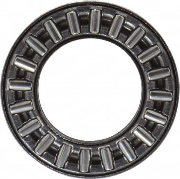 INA Bearing - 5/8" Inside x 1-1/8" Outside Diam, 0.078" Thick, Steel Needle Cage Thrust Bearing - Makers Industrial Supply