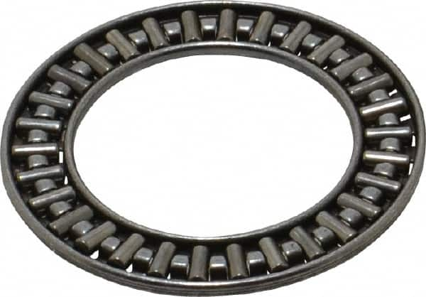 INA Bearing - 1" Inside x 1-9/16" Outside Diam, 0.078" Thick, Steel Needle Cage Thrust Bearing - Makers Industrial Supply