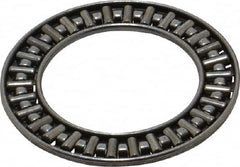 INA Bearing - 1" Inside x 1-9/16" Outside Diam, 0.078" Thick, Steel Needle Cage Thrust Bearing - Makers Industrial Supply