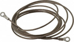 Hubbell Workplace - 19 AWG, 10 Ft., Terminal, Grounding Cable with Clamps - Noninsulated, Includes (2) 1/4 Inch Terminals - Makers Industrial Supply