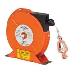 Hubbell Workplace - 1/8 Inch x 30 Ft. Stranded Cable Grounding Reel - Spring Driven Reel - Makers Industrial Supply