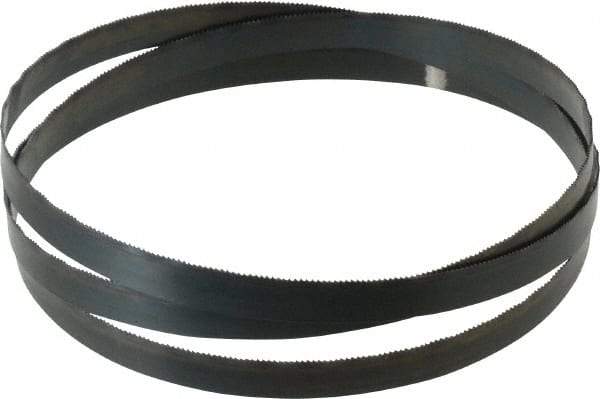 Starrett - 18 TPI, 5' Long x 1/2" Wide x 0.025" Thick, Welded Band Saw Blade - Carbon Steel, Toothed Edge, Wavy Tooth Set, Flexible Back, Contour Cutting - Makers Industrial Supply