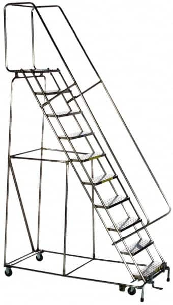 Gillis - 70" High 300 Lb Capacity 4 Step Ladder - Makers Industrial Supply