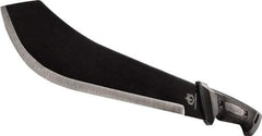 Gerber - 15-1/2" Long Blade, 1050 Carbon Steel, Fine Edge, Machete - 22-1/2" OAL, Rubber Handle - Makers Industrial Supply