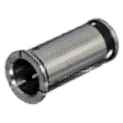 Iscar - 3/8" ID x 3/4" OD, Sealed Hydraulic Chuck Sleeve - Steel, 2" Length Under Head - Exact Industrial Supply