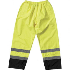 PIP - Size M Hi-Viz Yellow Polyester Hi-Visibility Pants - Makers Industrial Supply