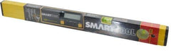 Smart Tool - 24" Long 2 Vial Box Beam Level - Aluminum, Silver, 1 Level & 1 Plumb Vials - Makers Industrial Supply