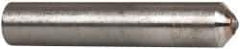 Made in USA - 1/4 Carat Single Point Diamond Dresser - 2" Long x 3/8" Shank Diam - Makers Industrial Supply