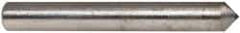 Made in USA - 1" Long x 1/8" Shank Diam Single Point Diamond Dresser - 90° Included Angle - Makers Industrial Supply