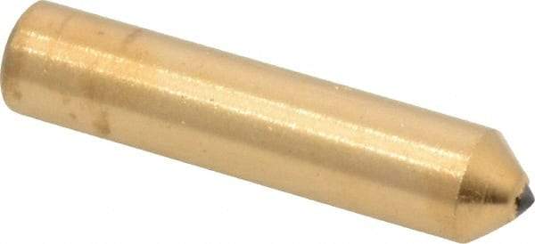 Norton - 1/4 Carat Single Point Diamond Dresser - 2" Long x 7/16" Shank Diam, Contains 1 Stone - Makers Industrial Supply