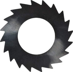 Made in USA - 1" Diam x 0.0313" Blade Thickness x 1/2" Arbor Hole Diam, 20 Tooth Slitting and Slotting Saw - Arbor Connection, Solid Carbide, Concave Ground - Makers Industrial Supply