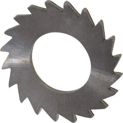 Made in USA - 1" Diam x 1/16" Blade Thickness x 1/2" Arbor Hole Diam, 20 Tooth Slitting and Slotting Saw - Arbor Connection, Solid Carbide, Concave Ground - Makers Industrial Supply