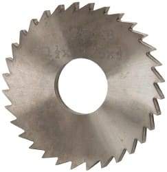 Made in USA - 1-1/2" Diam x 1/8" Blade Thickness x 1/2" Arbor Hole Diam, 32 Tooth Slitting and Slotting Saw - Arbor Connection, Solid Carbide, Concave Ground - Makers Industrial Supply