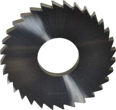 Made in USA - 1-3/4" Diam x 1/8" Blade Thickness x 5/8" Arbor Hole Diam, 32 Tooth Slitting and Slotting Saw - Arbor Connection, Solid Carbide, Concave Ground - Makers Industrial Supply