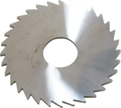 Made in USA - 1-3/4" Diam x 1/16" Blade Thickness x 1/2" Arbor Hole Diam, 32 Tooth Slitting and Slotting Saw - Arbor Connection, Solid Carbide, Concave Ground - Makers Industrial Supply