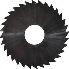 Made in USA - 1-3/4" Diam x 0.0313" Blade Thickness x 1/2" Arbor Hole Diam, 32 Tooth Slitting and Slotting Saw - Arbor Connection, Uncoated, Solid Carbide, Concave Ground - Makers Industrial Supply