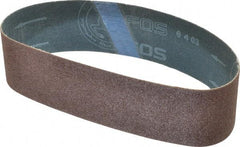 Made in USA - 2" Wide x 18-15/16" OAL, 60 Grit, Aluminum Oxide Abrasive Belt - Aluminum Oxide, Medium, Coated - Makers Industrial Supply