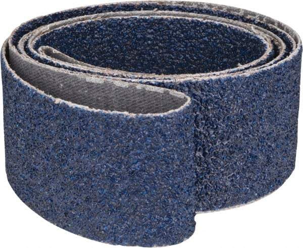 Norton - 1-1/2" Wide x 60" OAL, 36 Grit, Zirconia Alumina Abrasive Belt - Zirconia Alumina, Very Coarse, Coated, Y Weighted Cloth Backing, Dry, Series R821 - Makers Industrial Supply