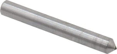 Made in USA - 1" Long x 1/8" Shank Diam Single Point Diamond Dresser - 90° Included Angle - Makers Industrial Supply