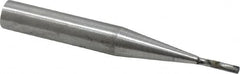 Made in USA - 1/16" Point Diam Rat Tail Radius Dresser - 3" Long x 3/8" Shank Diam - Makers Industrial Supply