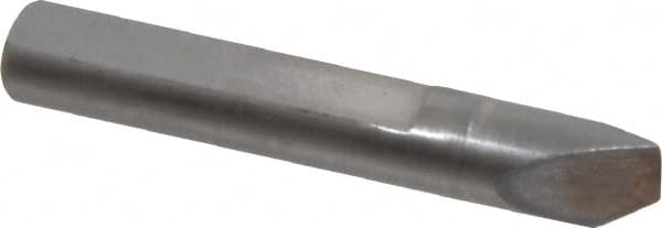 Made in USA - 0.01" Single Point Diamond Dresser - 1-9/16" Long x 1/4" Shank Diam, 40° Included Angle - Makers Industrial Supply