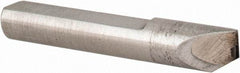 Made in USA - 0.02" Single Point Diamond Dresser - 1-9/16" Long x 1/4" Shank Diam, 40° Included Angle - Makers Industrial Supply