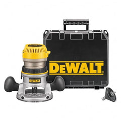 DeWALT - 1.75 hp, 24,500 RPM, Fixed Base Router Kit - 11 Amps, 1/4 and 1/2 Inch Collet - Makers Industrial Supply