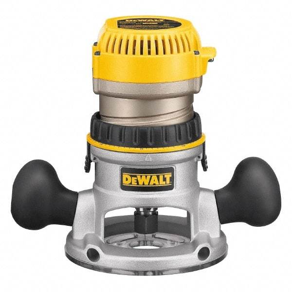 DeWALT - 24,500 RPM, 1.75 HP, 11 Amp, Fixed Base Electric Router - 1/4 and 1/2 Inch Collet - Makers Industrial Supply