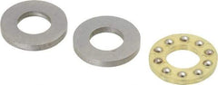 Boston Gear - 5/16" Inside x 5/8" Outside Diam, 1/4" Thick, Alloy Steel Ball Thrust Bearing - Makers Industrial Supply