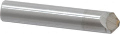 Value Collection - 1/2 Carat Single Point Chisel Edge Diamond - 2" Long x 3/8" Shank Diam, 60° Included Angle - Makers Industrial Supply